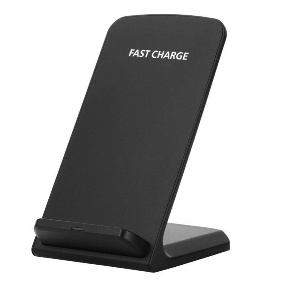 Caricabatterie Wireless Qi multifunzione caricabatterie rapido rapido Dock per iPhone XS Max XR 8 X Samsung S9 S8 S7 S10 ricarica del telefono: Black