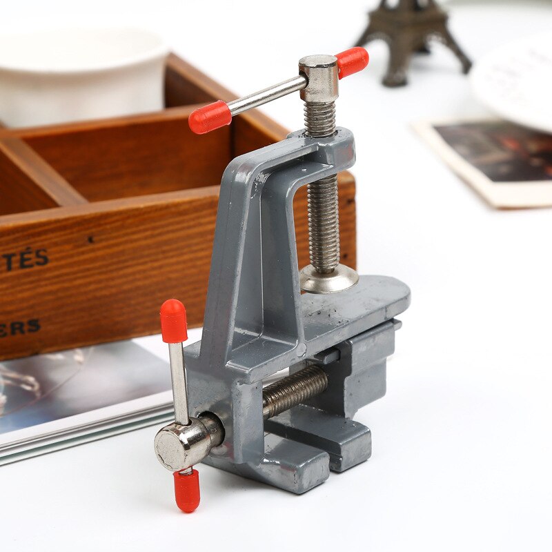 3.5 "Aluminium Miniatuur Kleine Juweliers Hobby Klem Op Tafel Bankschroef Mini Tool Vice Bench Kleine Bankschroef Tafel vise