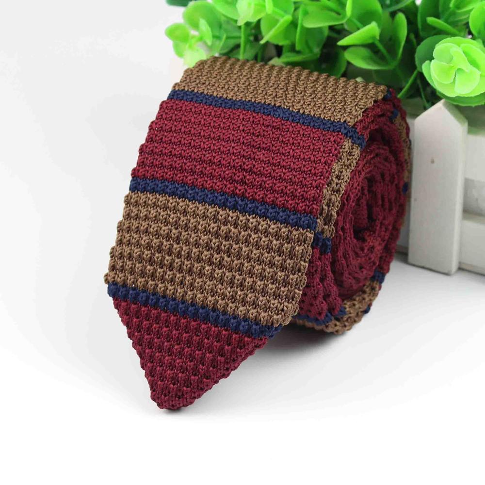 Neue Stil, , männer Bunte Krawatte stricken Gestrickte Krawatten Krawatte Normale Dünne Klassische Gesponnene Cravate Schmale Krawatten: 7