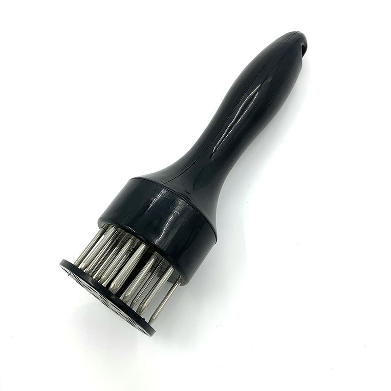 48 Blades Needle Meat Tenderizer Stainless Steel Knife Meat Beaf Steak Mallet Meat Tenderizer Hammer Pounder Cooking Tools: C Black