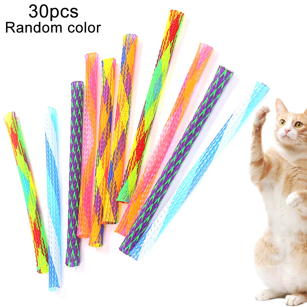 Muelles de plástico para gatos y mascotas, accesorios para gatos y mascotas, 30 Uds.