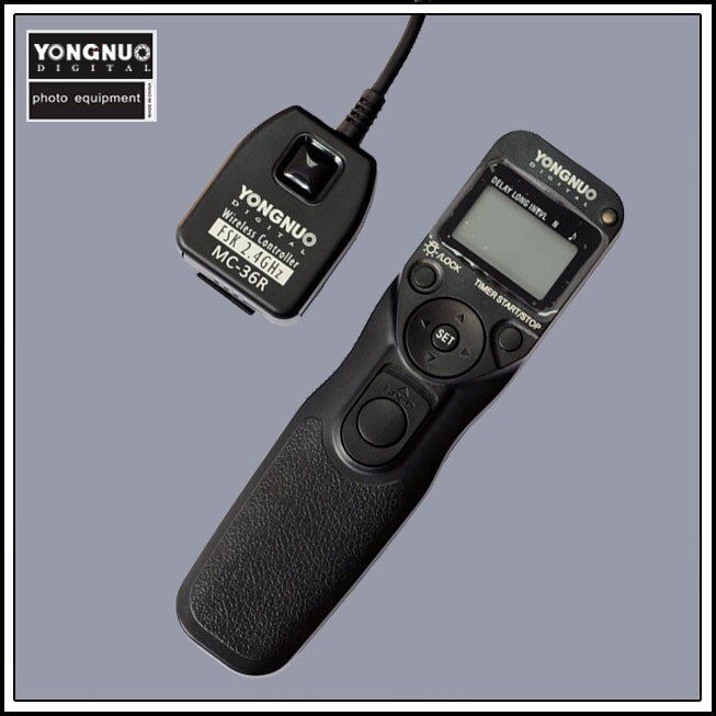 Yongnuo MC-36R N1, Yongnuo Wireless Timer Remote Control Shutter Release MC-36R MC36R for Nikon NIKON D800/D700/D300/D200/D100