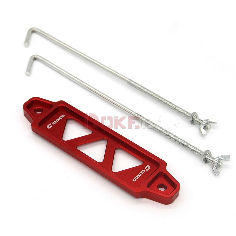 Alumínio Car Battery Tie Down Bracket, Alloy Battery Fasten Holder, 14cm, 19cm: Lavanda