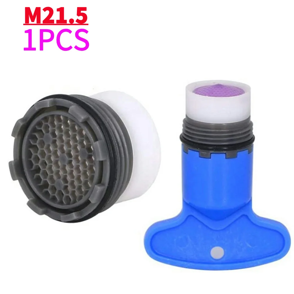 Aireador mezclador, 1/2 Juego, rosca macho de 16,5-24mm, grifo de ahorro de agua, aireador, grifo de burbuja, accesorios para grifo de lavabo de cocina y baño: Rojo