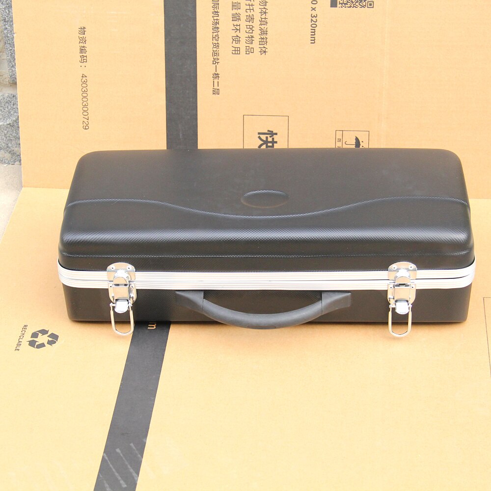 Trumpet Hard Case Box With Comfortable Handle Lock Accs Black trumpet parts 1pcs