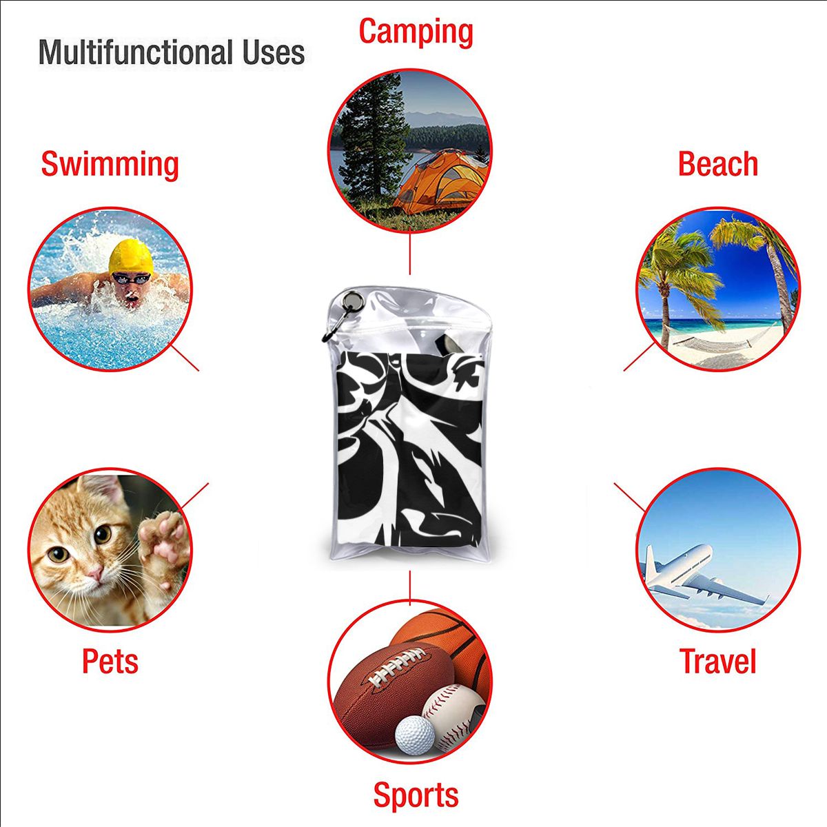 John Goodman-Toalla de playa de estilo Popular para mujer, de arte, gran , redondo, Geek,