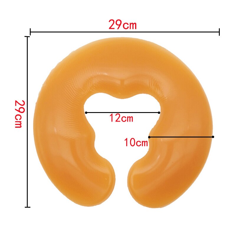 1Pcs 700G Soft Silicon Spa U-vorm Massage Kussen Spa Gel Pad Gezicht Relax Body Massage Cradle Kussen gezondheidszorg