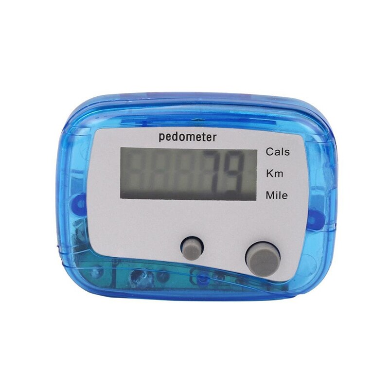 Mini Digital Clip de cálculo en pasómetro LCD podómetro correr Jogging entrenamiento de contador de Paso Doble llaves herramienta de deporte TSLM1