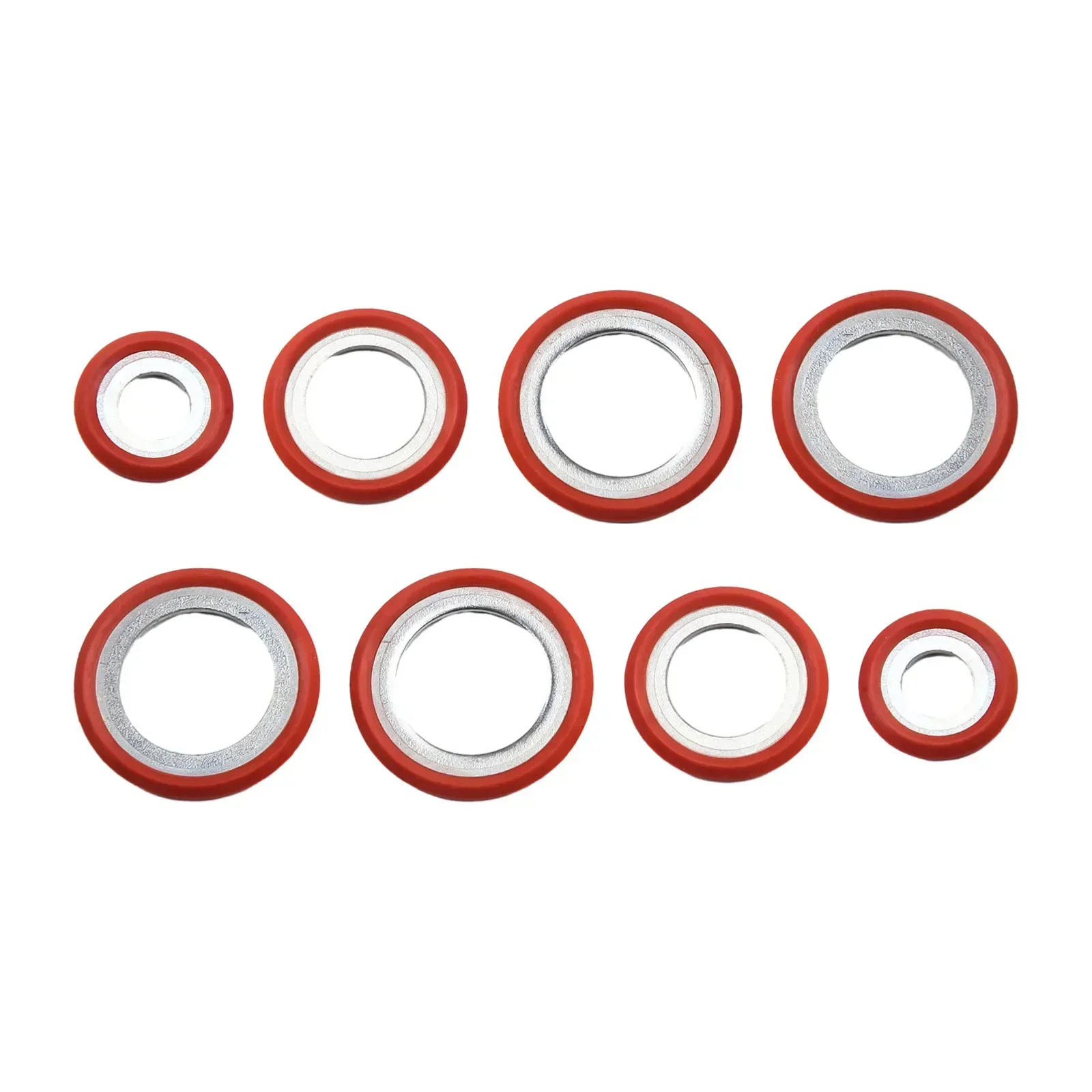 Durability Car Air Conditioning Compressor Gasket Durability Red Washers Car Air Conditioning Compressor Gasket Combination Set