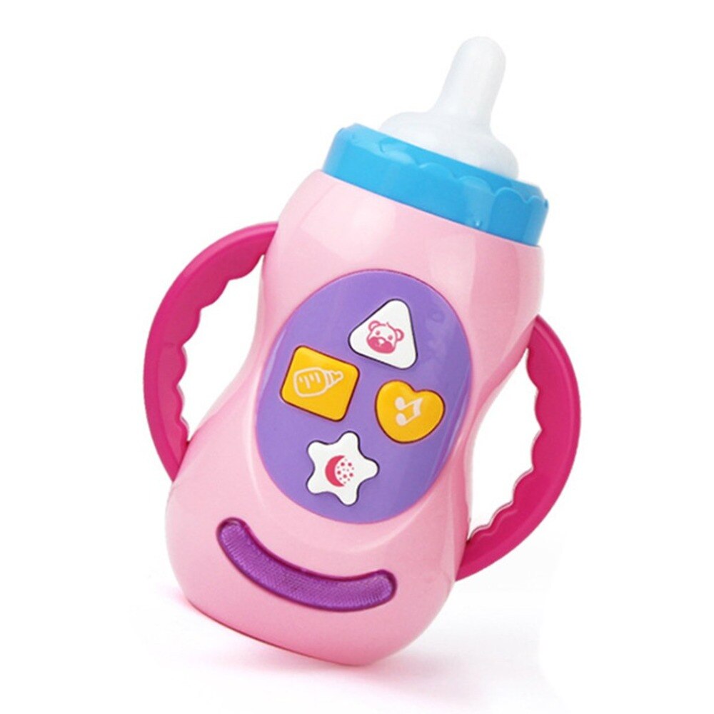 Baby Kinder Kinder Sicher Sound Musik Licht Milch Flasche Lernen Musical Fütterung Werkzeug Pädagogisches Baby Flasche Spielzeug Sound Spielzeug