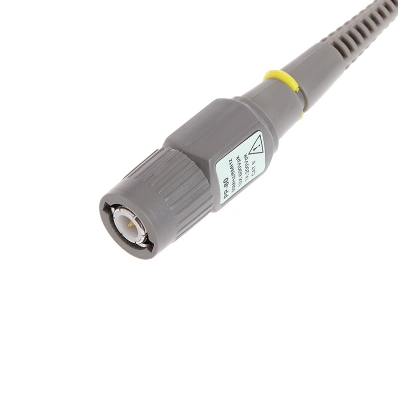 1X 10X 80MHz High Precision Oscilloscope Probe Alligator Test Clip with Adjustable Attenuation Rate