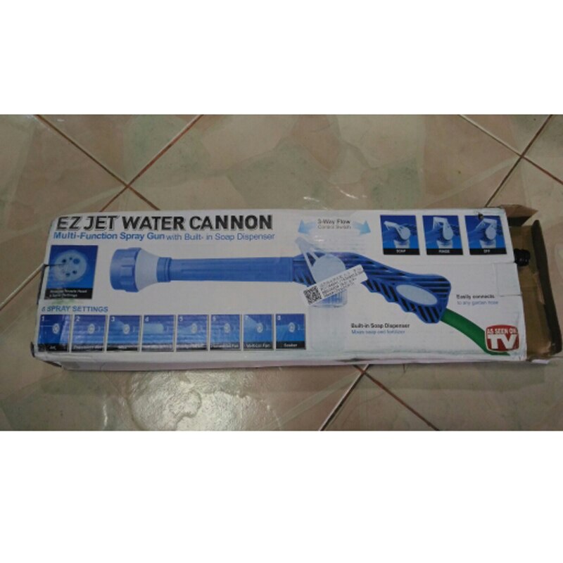 Multifunctionele sproeier 8 in 1 tuinslang sproeikop water zeepdispenser pomp spuitpistool autowasstraat reiniging