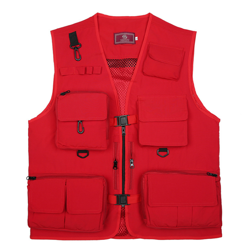 Fishing Jacket Quick-drying Mesh Vestt Multi-Pocket Mesh Vest Outdoor Vest Multi Pocket Summer Mesh Vest