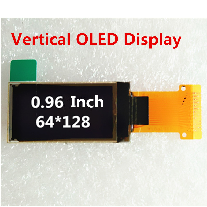 0.96 cala 64*128 pionowy wyświetlacz OLED 13-pinowy ekran IIC oled