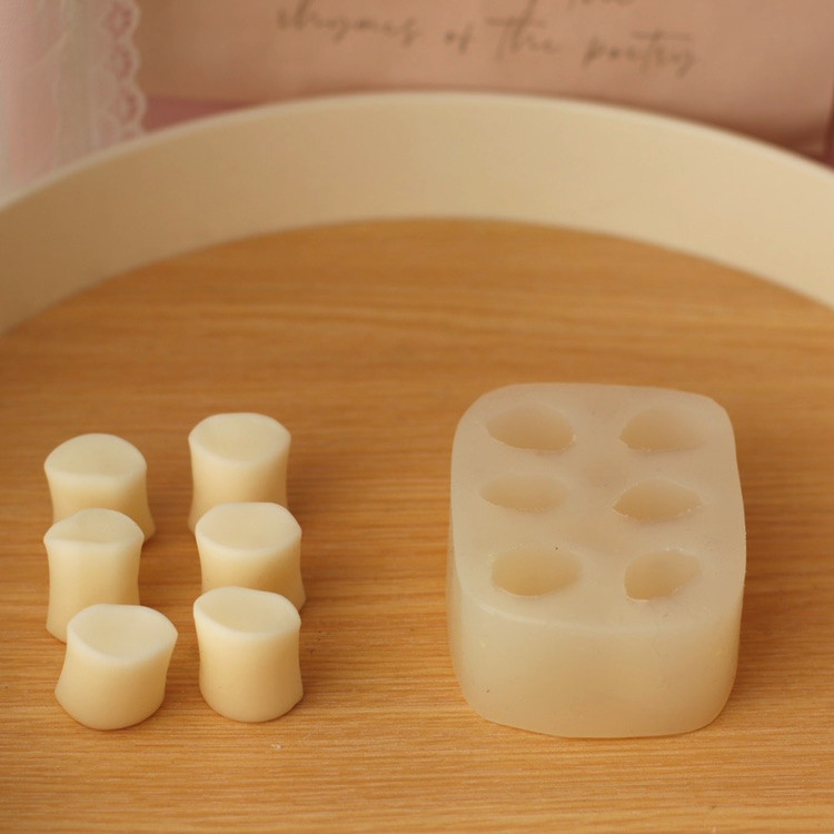 Simulering marshmallow snømann silikonform aromaterapi stearinlys silikonform kakeform gjør-det-selv håndlaget materiale