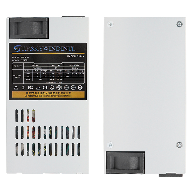 Fonte de Alimentação T.F.SKYWINDINTL 1U Flex 350W com Ventoinha Silenciosa para Máquina POS, PC Industrial, Computador Desktop Mini-ITX para Jogos