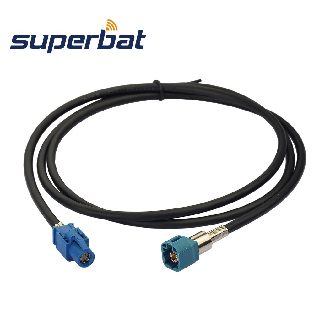 Superbat HSD LVDS Dacar 535 Cable Connector Z Code Straight Jack to Z (Water Blue/5021) Code Straight Pulg 120cm