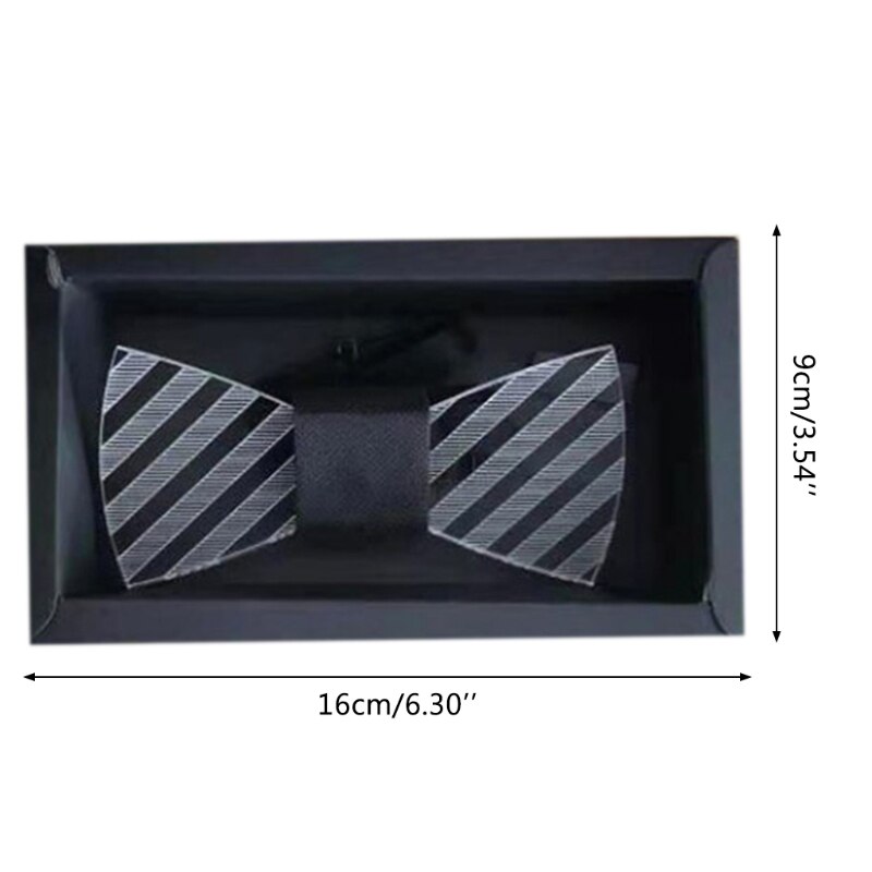Kreative Bunte LED Leucht Acryl Fliege Farbe Ändern Blinkende Krawatte Halloween Cosplay Kostüm Requisiten