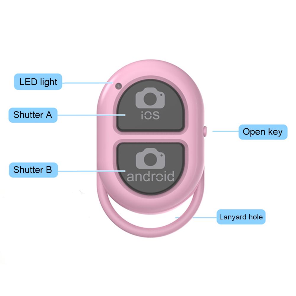 Bluetooth Selfie botón disparador inteligente Selfie para teléfono accesorio Cámara controlador adaptador foto Control remoto botón