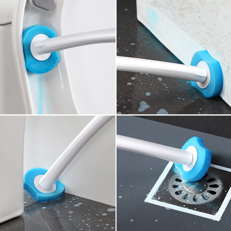 Wegwerp Badkamer Wc Borstel Set Houder Huishoudelijke Handige Reiniging Zonder Dode Hoek Badkamer Accessoires