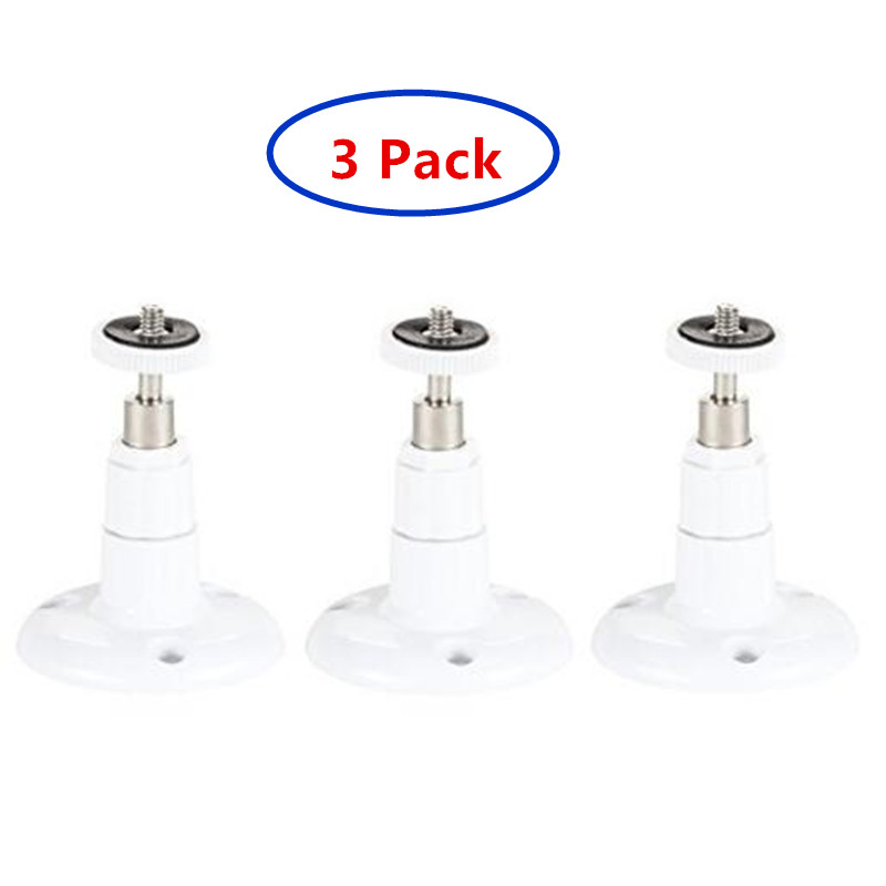 Paquet de 3 supports de sécurité pour montage mural intérieur et extérieur réglables pour Arlo Pro 2, Arlo Pro, Arlo, Arlo Cam et autres modèles