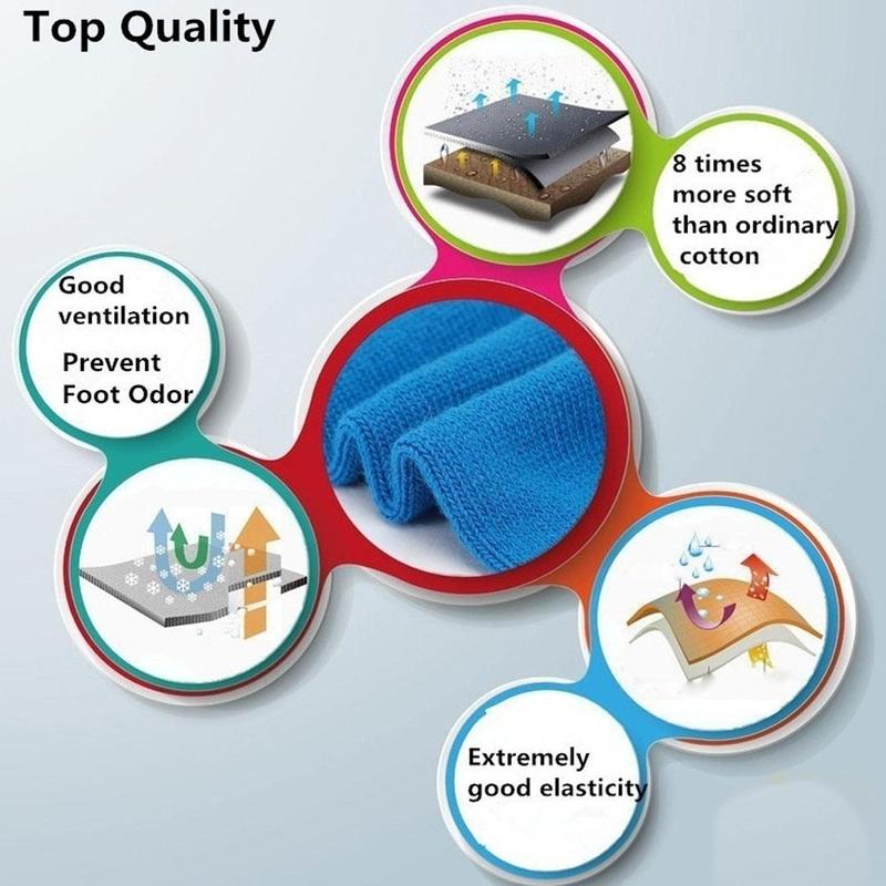 Men's Red Team Basketball Socks Air Permeability Thickening Socks Perspiration Odor Resistant Friction Proof Socks