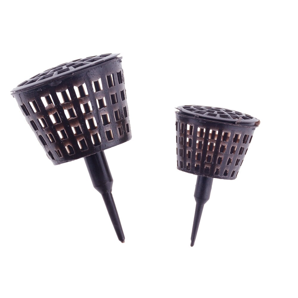 10pcs Fertilizer box Bonsai Tool Fertilizer Cover Basket Box Dome Case Plastic Plant Bug Portable Nursery Pots