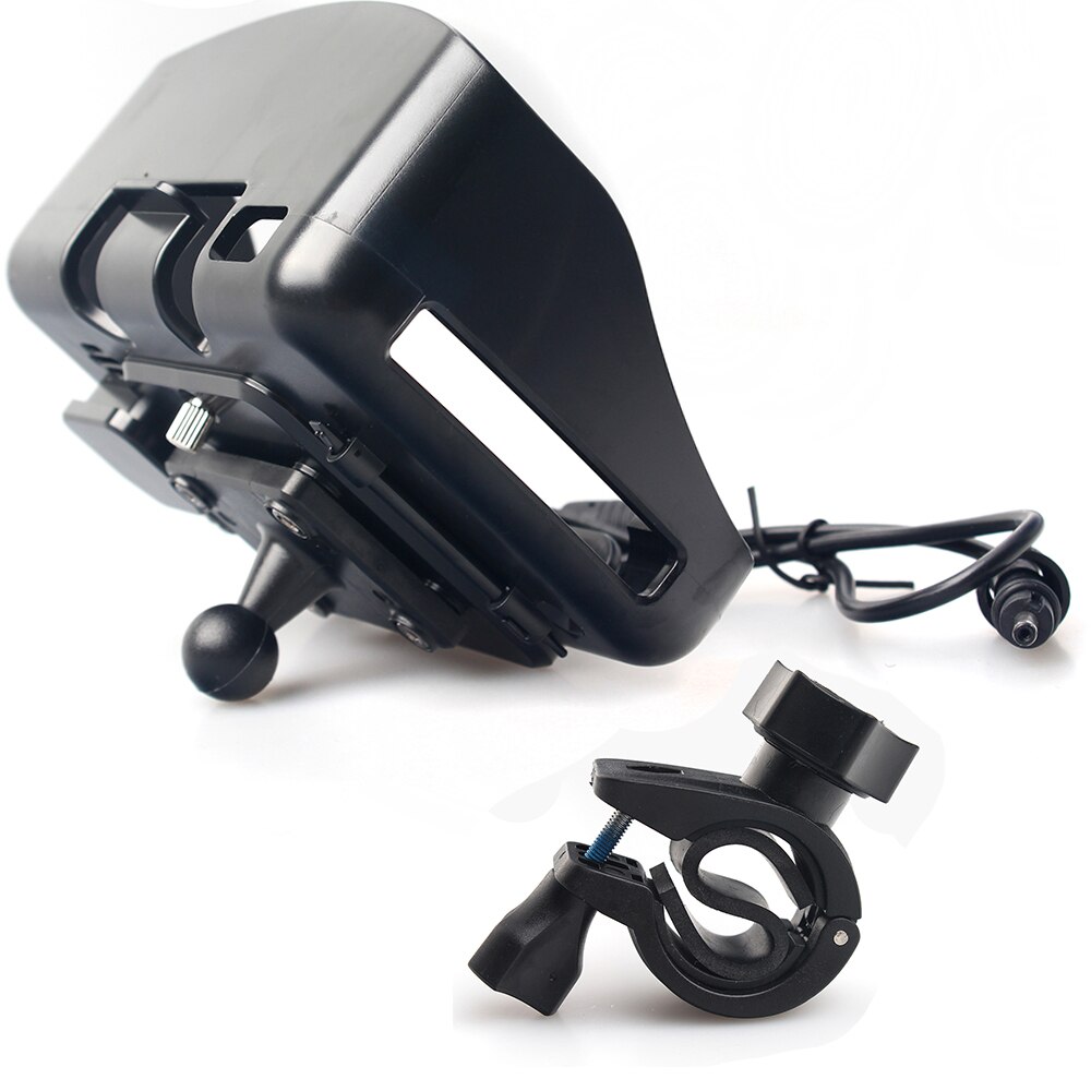 Accesorios para Moto GPS, 1 Juego de 4,3 pulgadas, 1 soporte de cuna + 1 cable de alimentación + 1 soporte de montaje adecuado para Fodsports, navegación de motocicleta