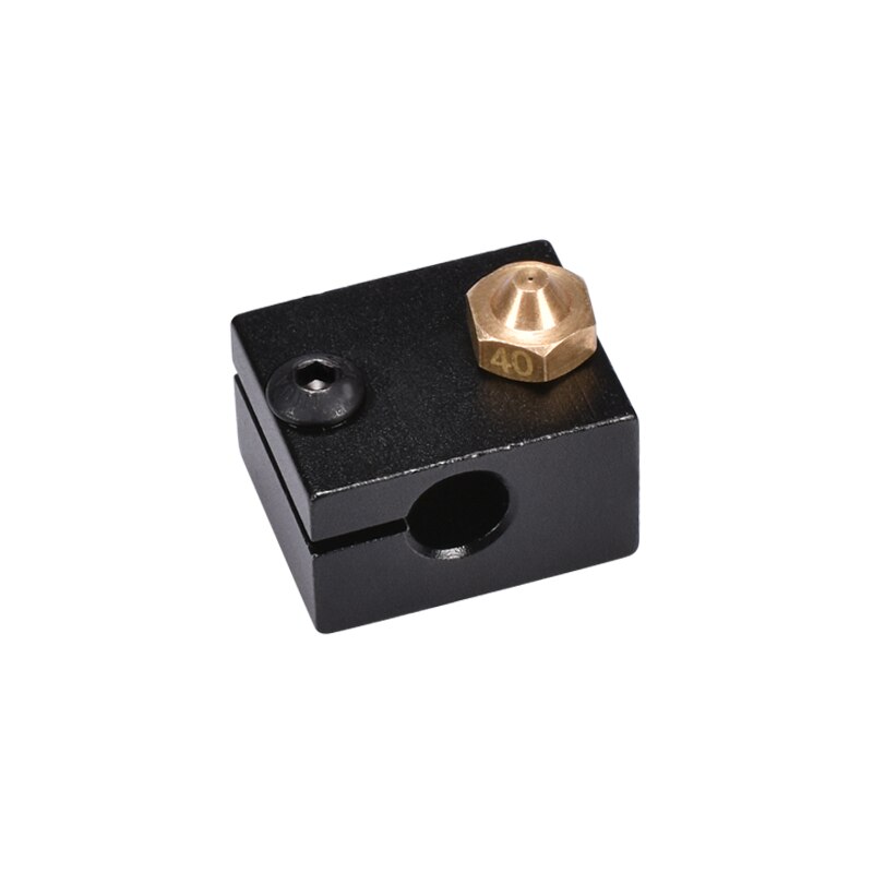 BIQU V6 Aluminium Heat Block voor 3D V6 Bowden & directe J-head warmte Blok compatibel met M6 Nozzle voor 3D printer