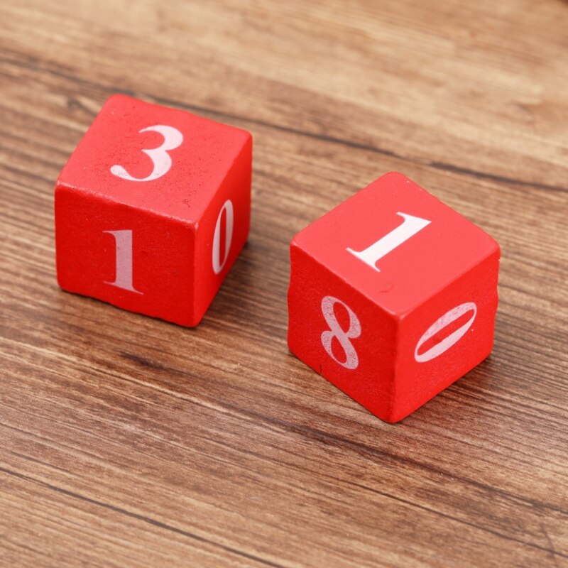 Wooden Christmas Advent Calendar With Painted Blocks Countdown To Christmas Home Desktop Ornament Decor Supplies