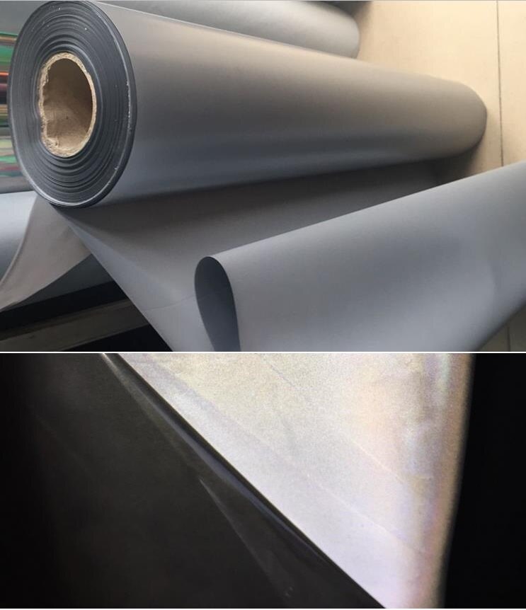 1M*5M High Light PVC Reflective Film High Frequency Machine Pressing On the Clothing Shoes Bag Raincoat Warning Material