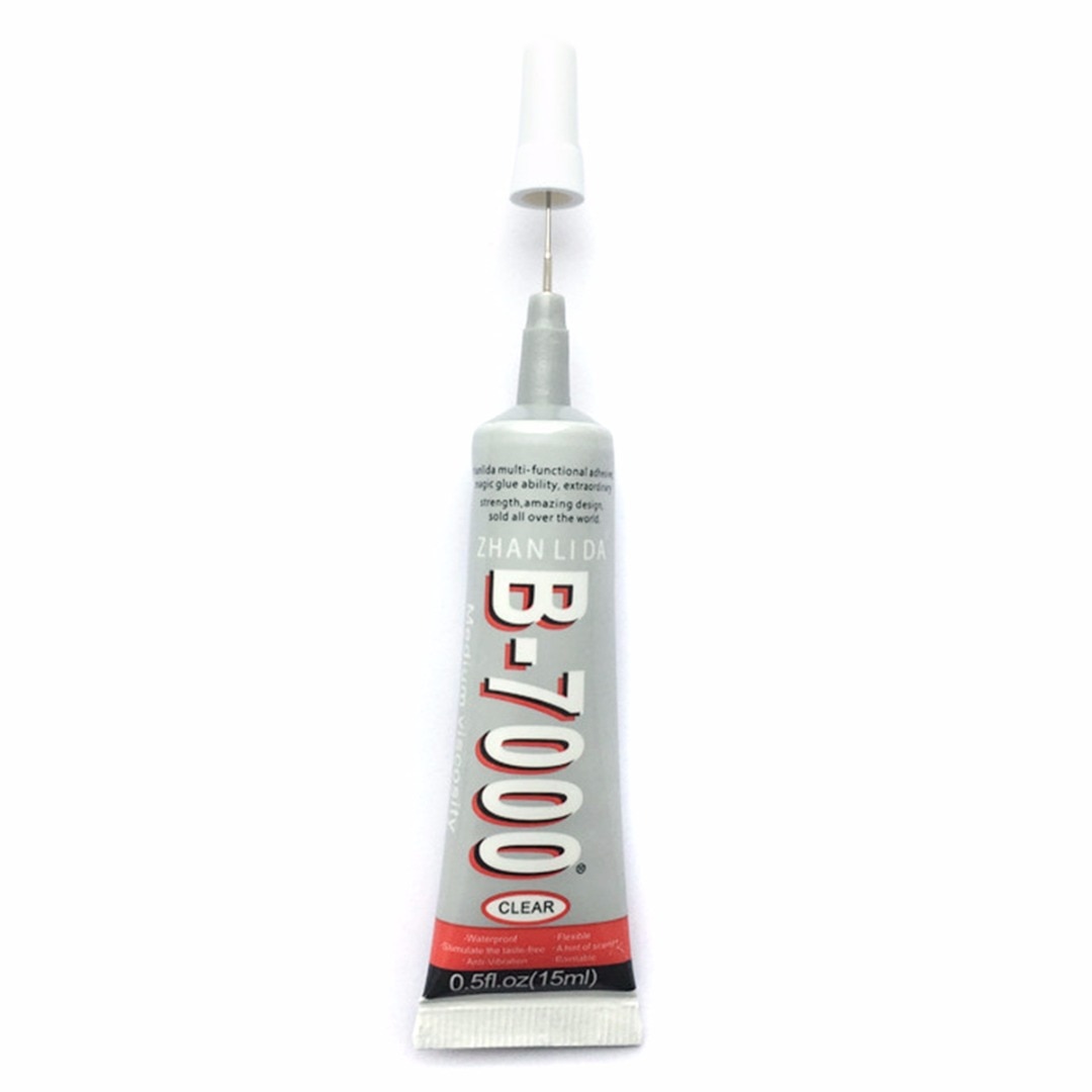 15ml B-7000 Rhinestone Glue Transparent Liquid Optical Adhesive For Cellphone LCD Repair Epoxy Resin Glass Leather Pasting