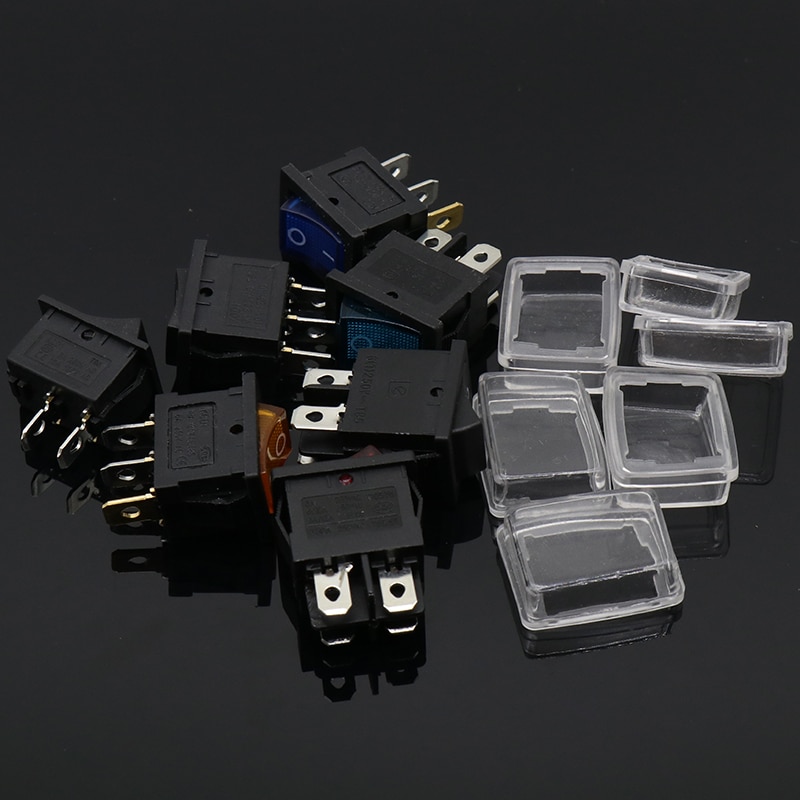 Couvercle étanche pour interrupteur à bascule | 10 pièces, couvercle/capuchon carré étanche 21*15mm (interrupteur non inclus)