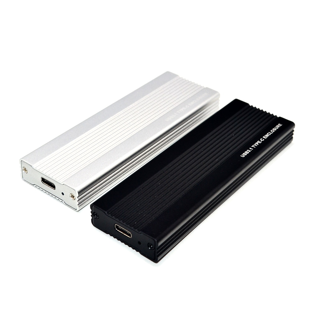 M2 SSD Case NVME USB SSD Enclosure SSD Box M.2 Case Adapter USB 3.1 Gen 2 External M 2 Box for NVME M Key 2242/2260/2280 M2 Case