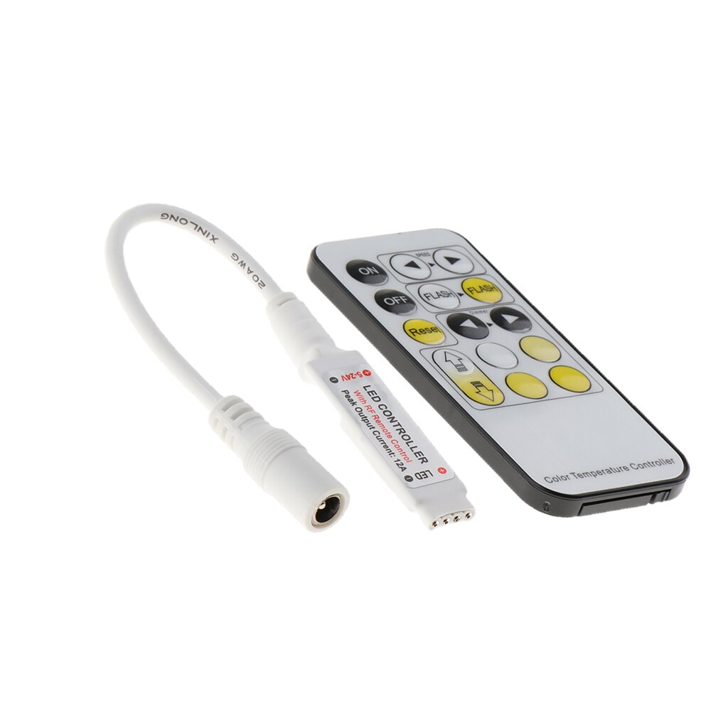 Mini Draadloze 15 Key Infrarood Ir Dimmer Controller Voor Led