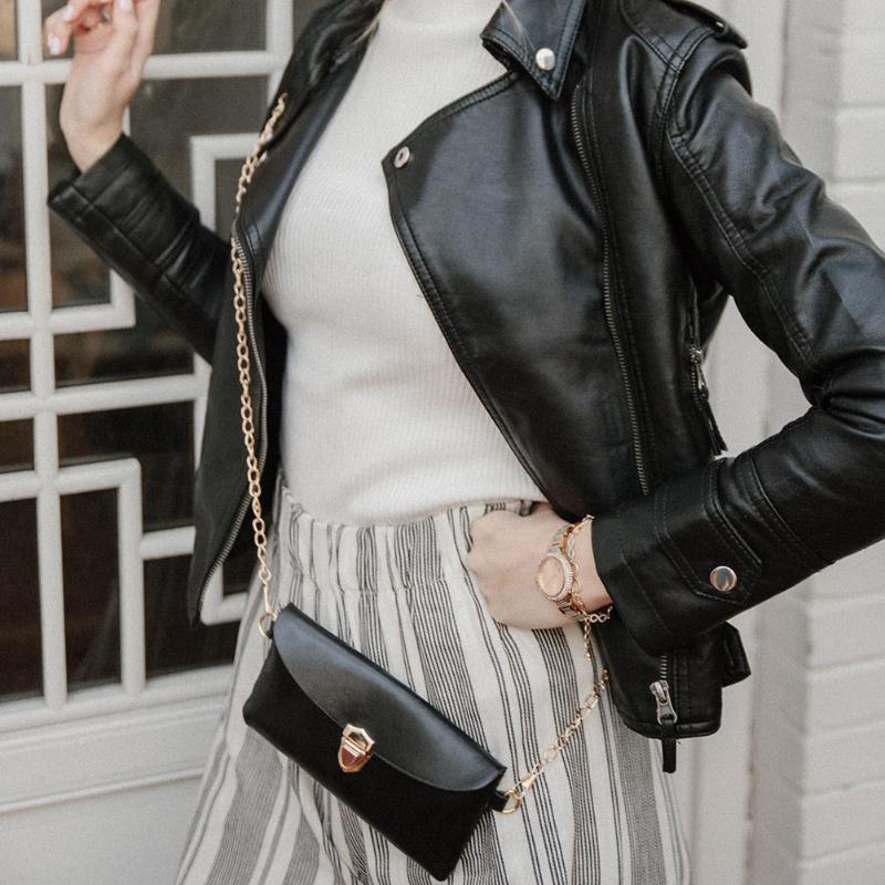 Chain Waist Bags Women PU Leather Fanny Packs Shoulder Bag Phone Pouch Snake Print Belt Bag Wallet Purse for Ladies