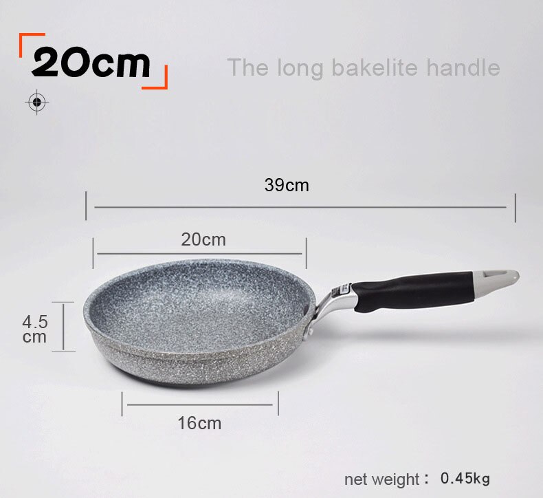 Qtmnekly 4 Cup Egg Pan Nonstick And Healthy Egg Frying Pan Versatile Breakfast Skillet For Eggs Pancakes Plett Crepes B Aluminum Black