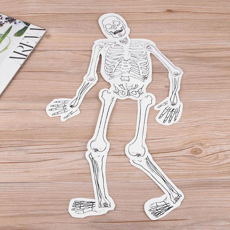 Juguete puzle para niños DIY modelo de esqueleto humano niños aprendizaje agarrando en desarrollo puzle juguete infantil DIY juguetes Juguetes