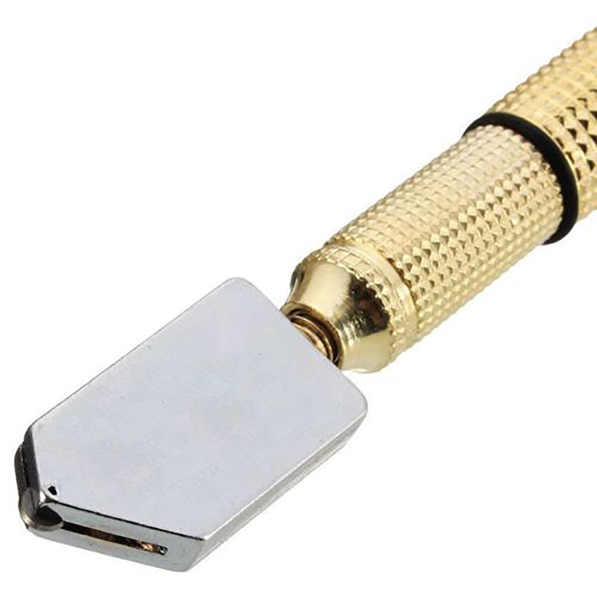 175mm Glass Cutter Diamond Tip Steel Blade Cutting Tool Oil Feed Glass Cutter Antislip Metal Handle For Hand Tool Glass Cutting