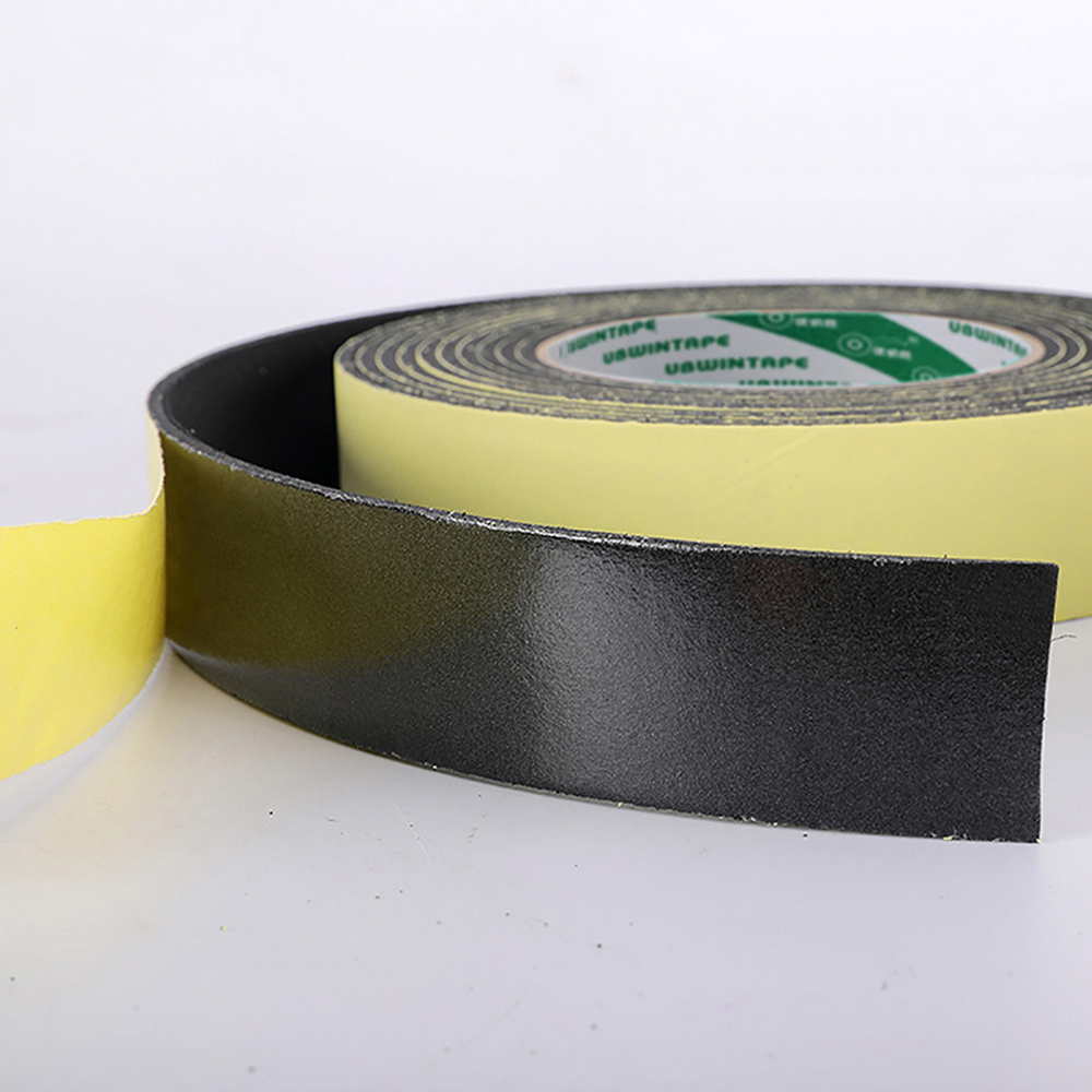 EVA Esponja Fitas De Borracha De Espuma, Fita Single-sided, Adesão Forte, Preto, Anti-colisão Seal Strip, 2, 3, 5mm de espessura, 10mm-50mm de largura