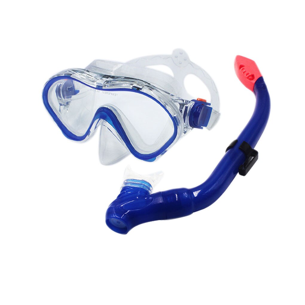 BOIHON Children Submersible Goggles Deep Sea Snorkeling Glasses Half Dry Breathing Tube Swimming Breathing Silicone Mouthpiece