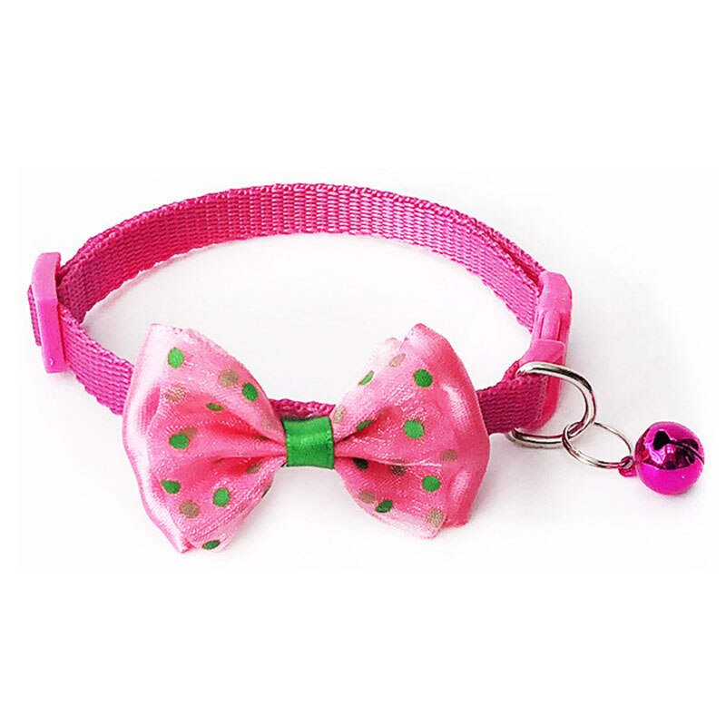 Collier à nœud papillon pour chat, accessoires pour animaux de compagnie, réglable, pour petits chiens, chiot, chaton, fournitures de mariage: color 4