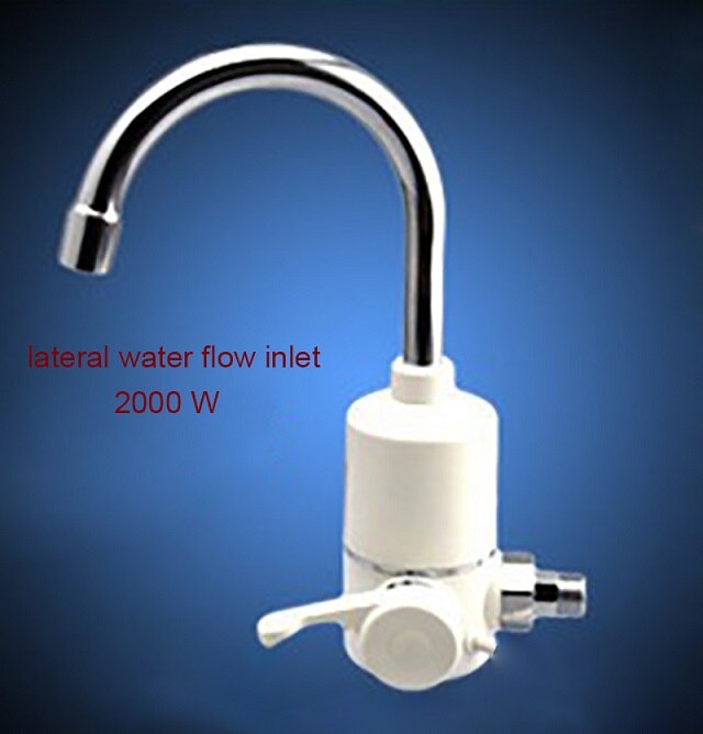 Kitchen Instant tankless Water Heater Electric Water Faucet Instantaneous Heater And Cold Dual-Use 2000w 3000w: 2000W Lateral water