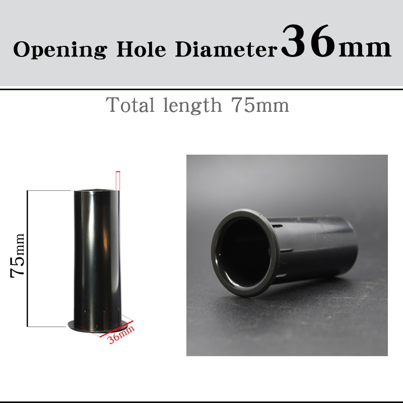 HIFIDIY LIVE Speaker Guide Tube 2 3 4 5 6.5 8 inch BASS Subwoofer Loudspeaker Inverted Tube Port Auxiliary ABS open Hole 18~60mm