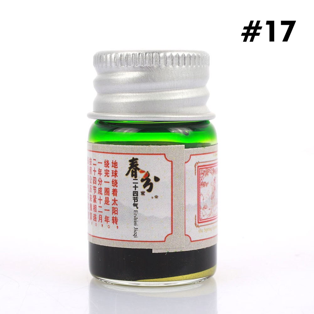 Farvet blæk ikke-kulstof blæk 5ml maleri blæk tegning signatur pen skrive fyldepenne farve skole forsyninger: Stil 4