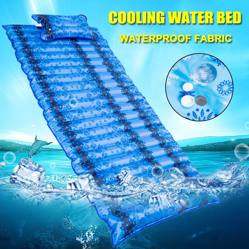 Outdoor Air Mattress Camping Cushion Beach Moisture-Proof Sleeping Mat Camping Single Air Mattress Emergency Inflatable Cushion