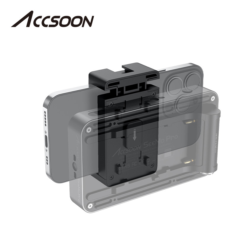 Accsoon Accessoires Mobiele Telefoon Houder Ondersteunt Semo, Seemo Pro, Seemo 4K, Met Koude Schoen Interface En Schroefpoort