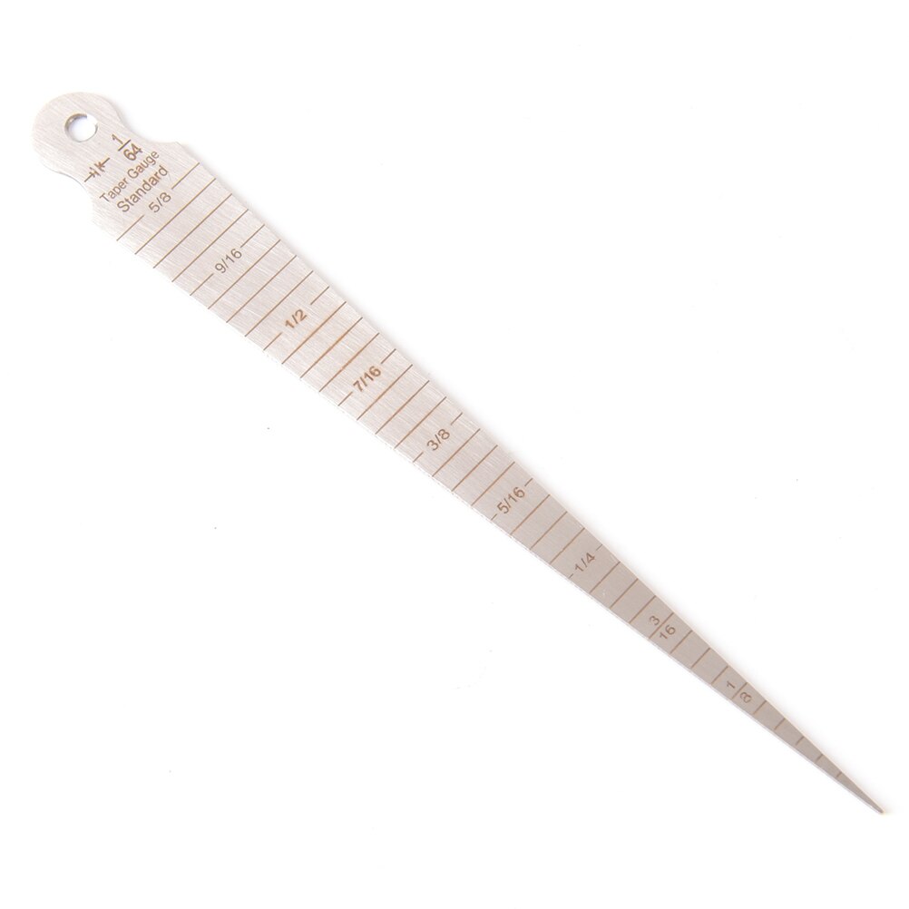 Measure Tool Gap Hole Taper Gauge Welding Inspection Taper Gauge Metric Imperial Stainless Steel Ruler Wedge feeler