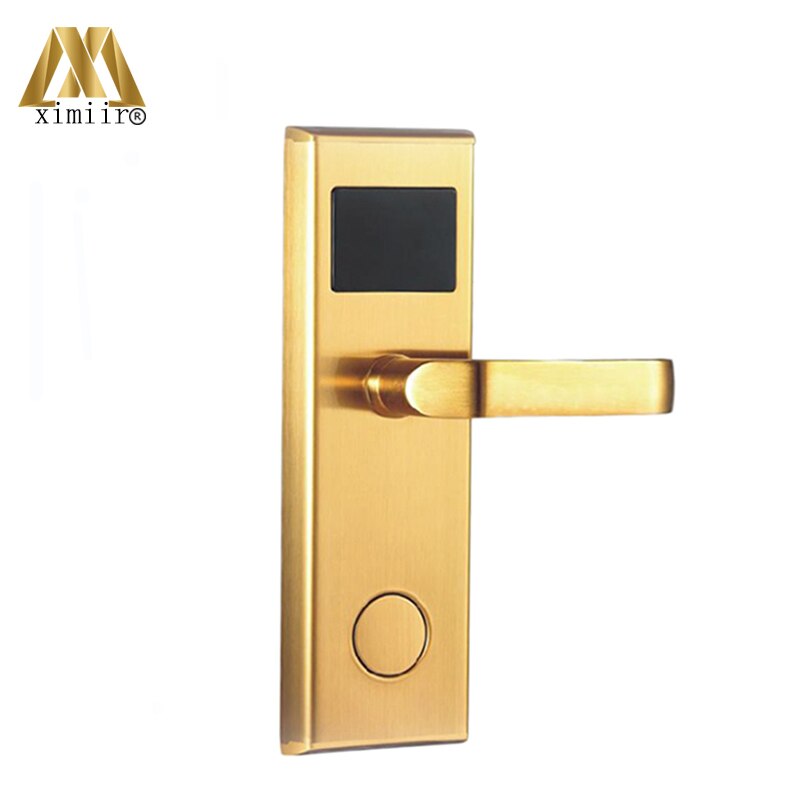 Good Electronic Home Door Lock System Swipe Card Stainless Steel Smart Hotel Door Lock With RFID Card HM-201