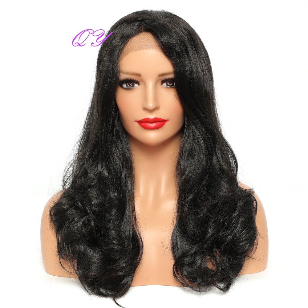 Synthetic Lace Women Wigs Long Natural Brown Ombre Linen for Women's Hair Wigs Hairstyle Daily Wear Woman Wig: 6